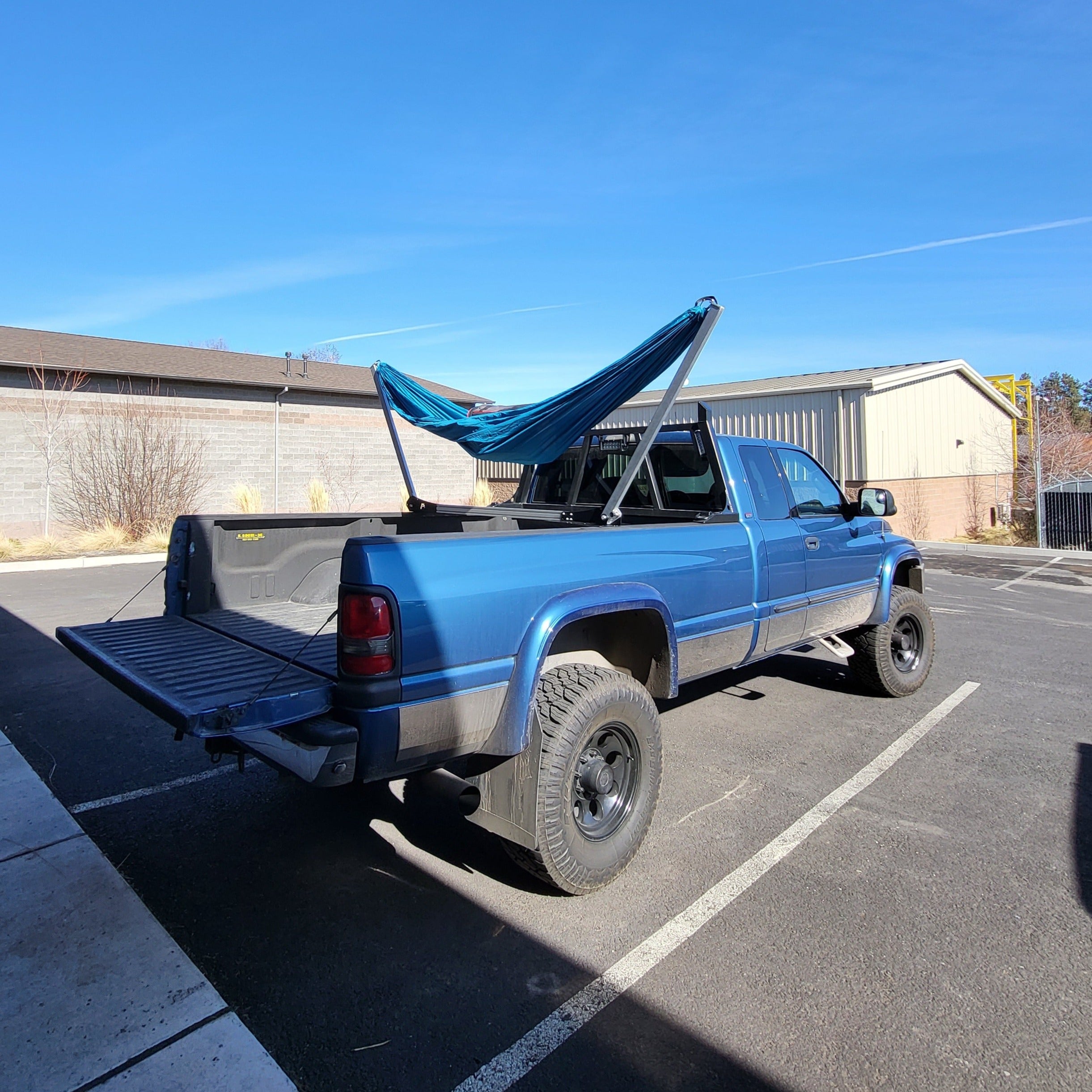 hammock truck stand