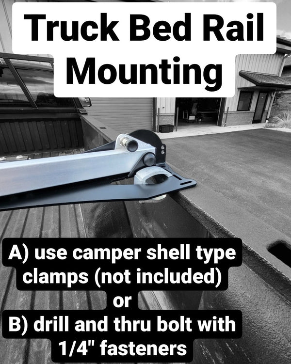 Truck Bed rail mounting for summit hammock mount