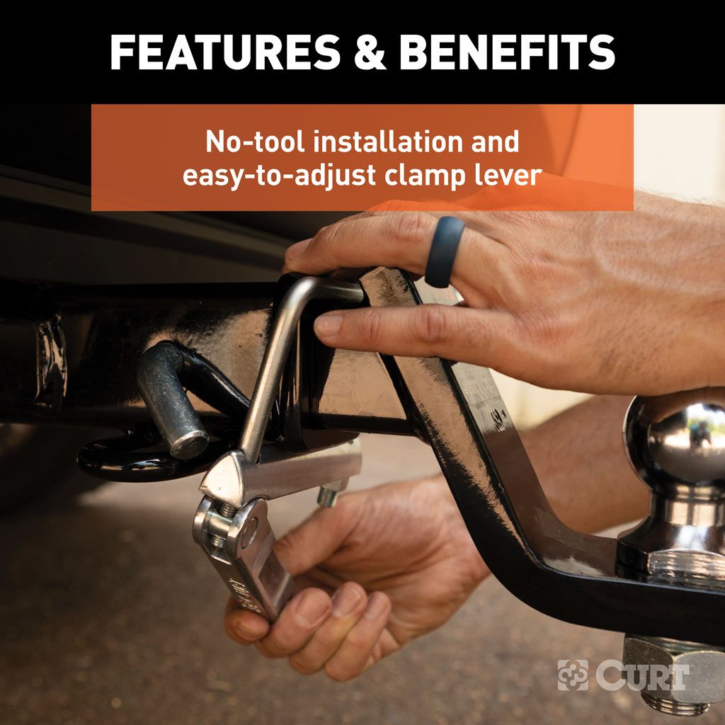 Anti-Rattle Hitch Clamp